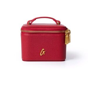 Glamaholic Lifestyle || Red || Pebble Leather Jewelry Case — Used